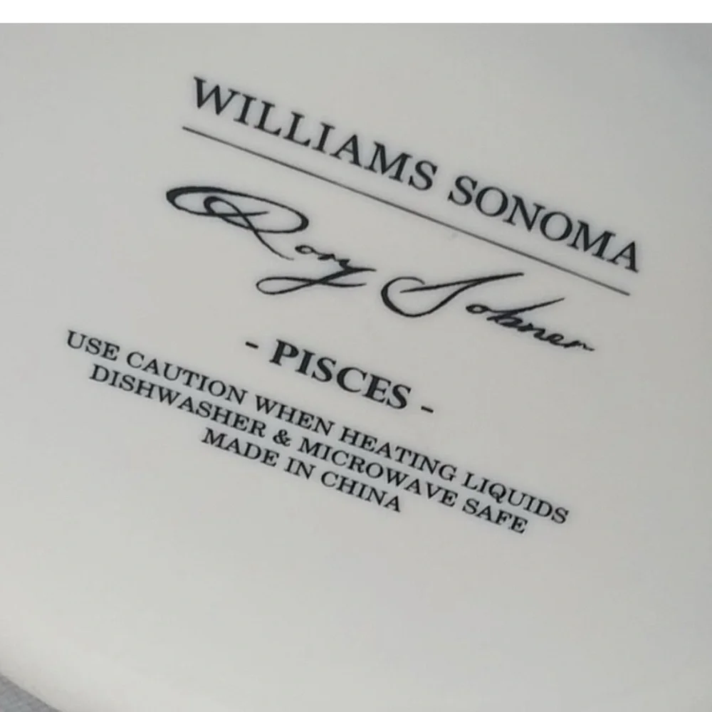 Williams Sonoma Zodiac Pisces Mug in collaboration with Rory Dobner 20 ounce